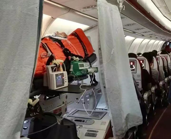 白沙跨国医疗包机、航空担架
